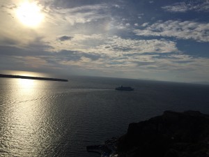 ギリシャハネムーン③〜サントリーニ島の夕日など〜