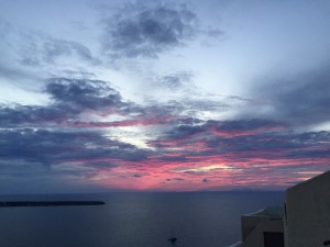 ギリシャハネムーン③〜サントリーニ島の夕日など〜