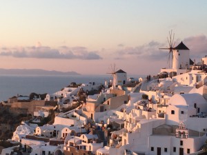 ギリシャハネムーン④〜サントリーニ島、フィラの街、海、ロバに乗る〜