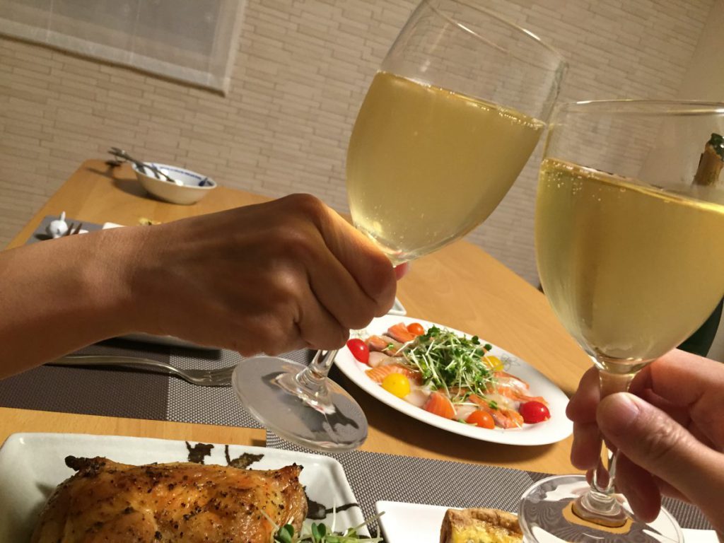 クリスマスは自宅で妻と食事 クリスマスは自宅で妻と食事