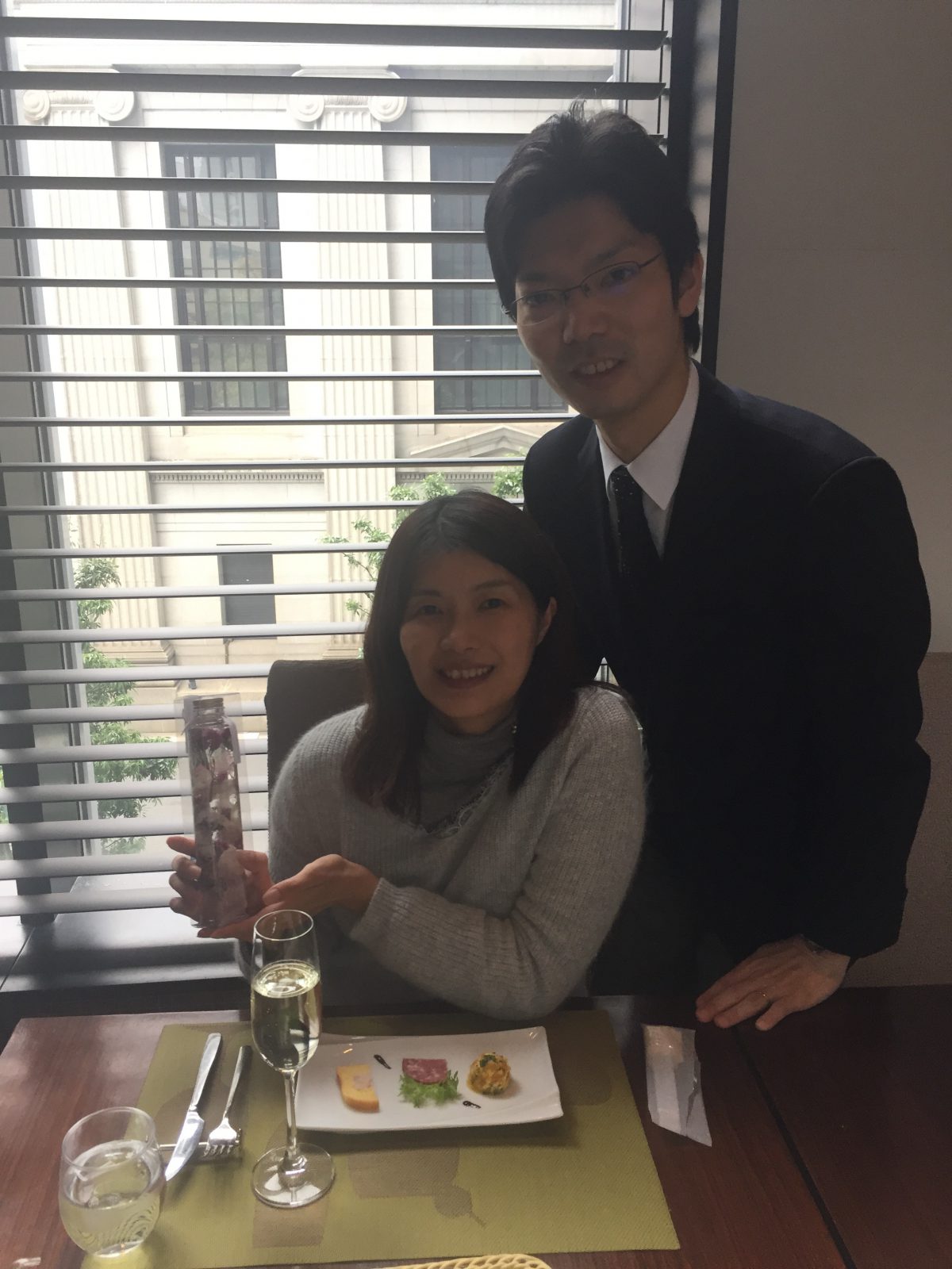 結婚記念日をお祝いしました。 結婚記念日をお祝いしました。