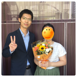 お客様と成婚のお祝いランチしました\(^o^)/ お客様と成婚のお祝いランチしました\(^o^)/