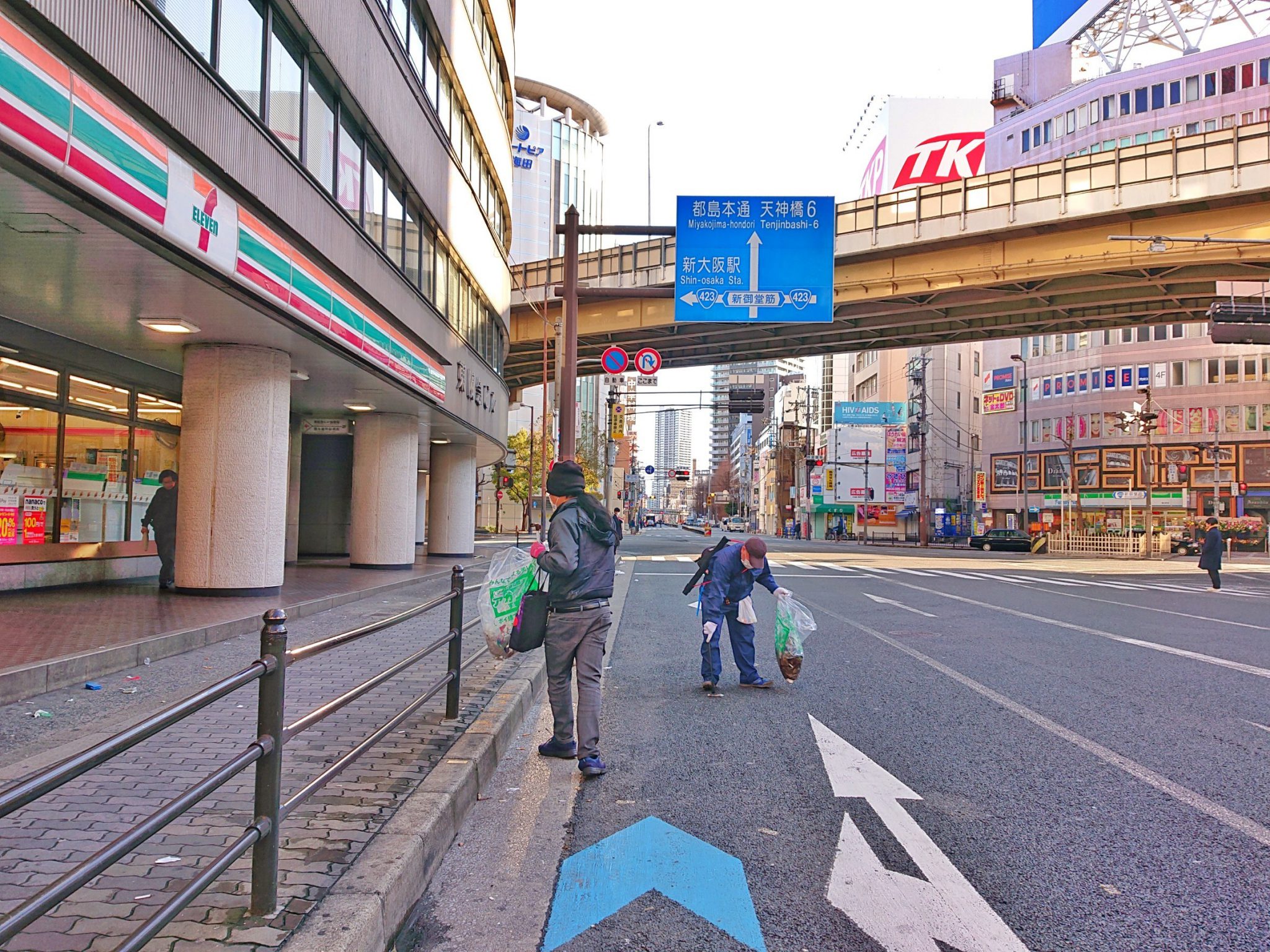 第272回　早朝掃除ボランティアに参加しました！＠大阪梅田　東通り商店街